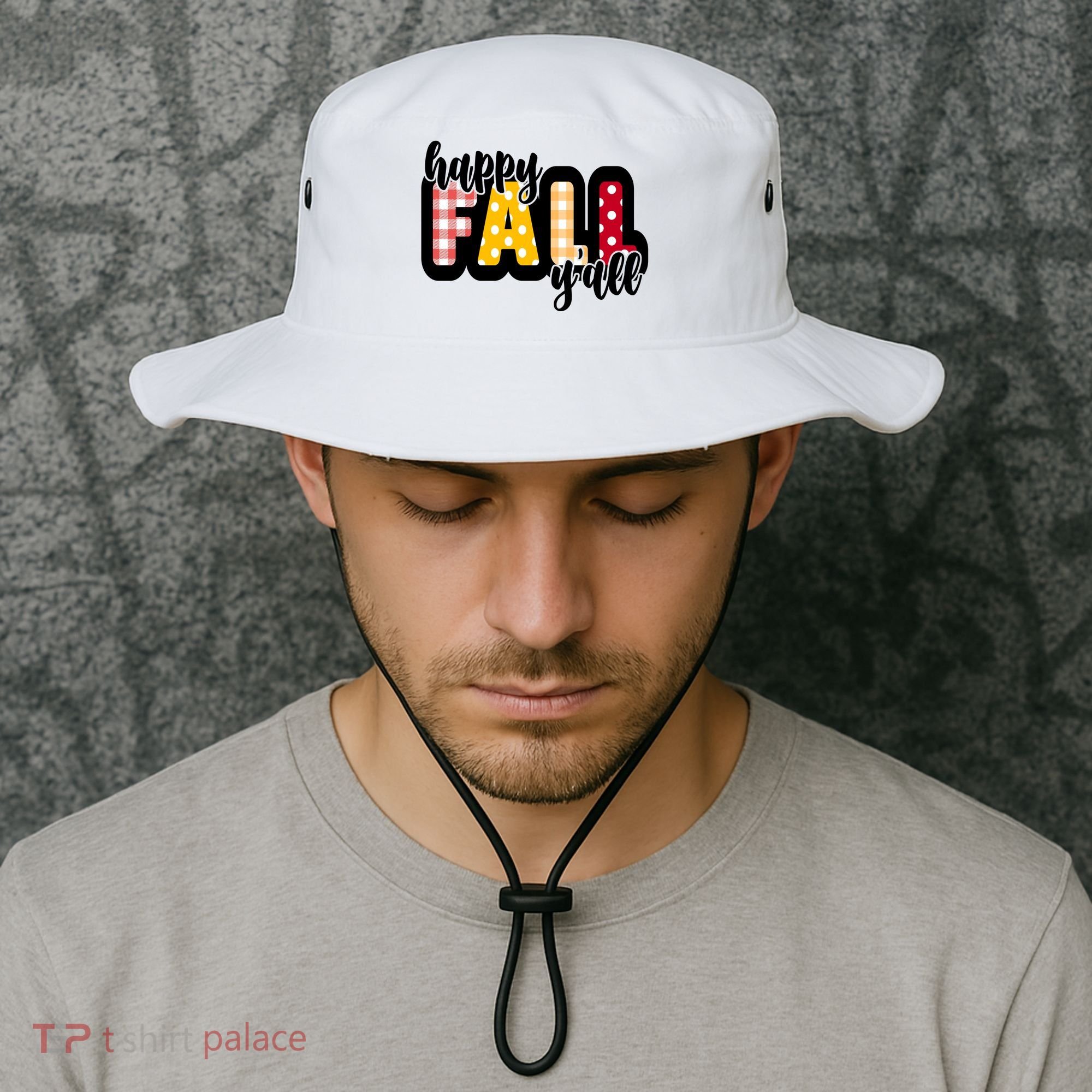Happy Fall Yall Cozy Bucket Hat