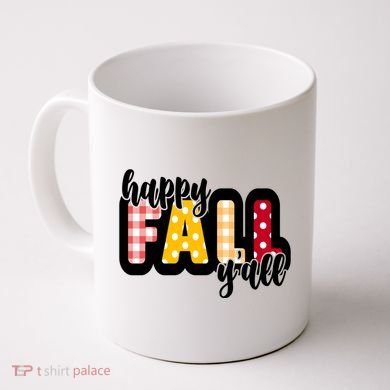 Happy Fall Yall Cozy Coffee Mug