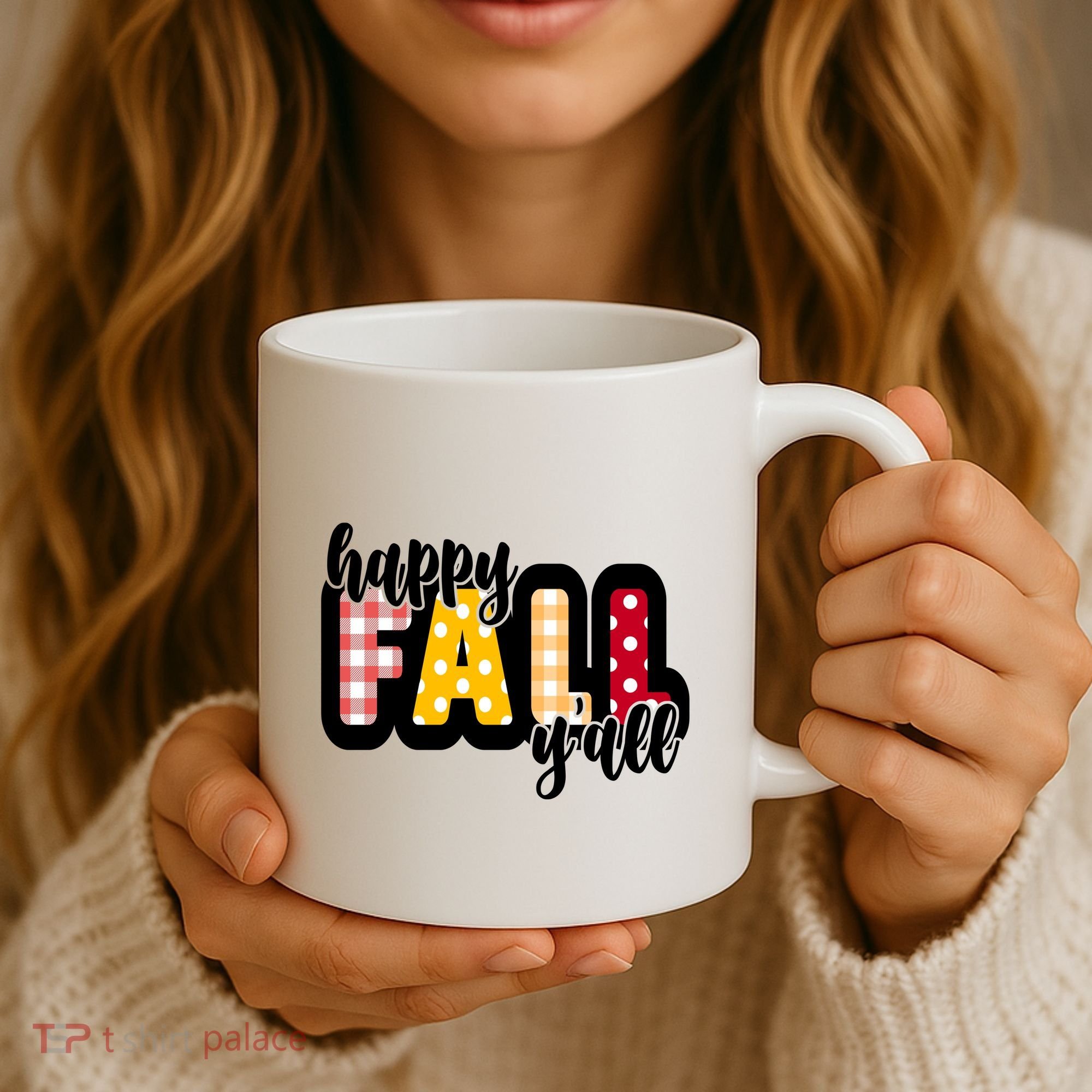 Happy Fall Yall Cozy Coffee Mug