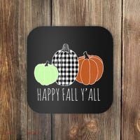Happy Fall Yall Pumpkin Coaster thumb 0