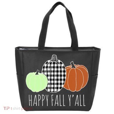Happy Fall Yall Pumpkin Tote Bag