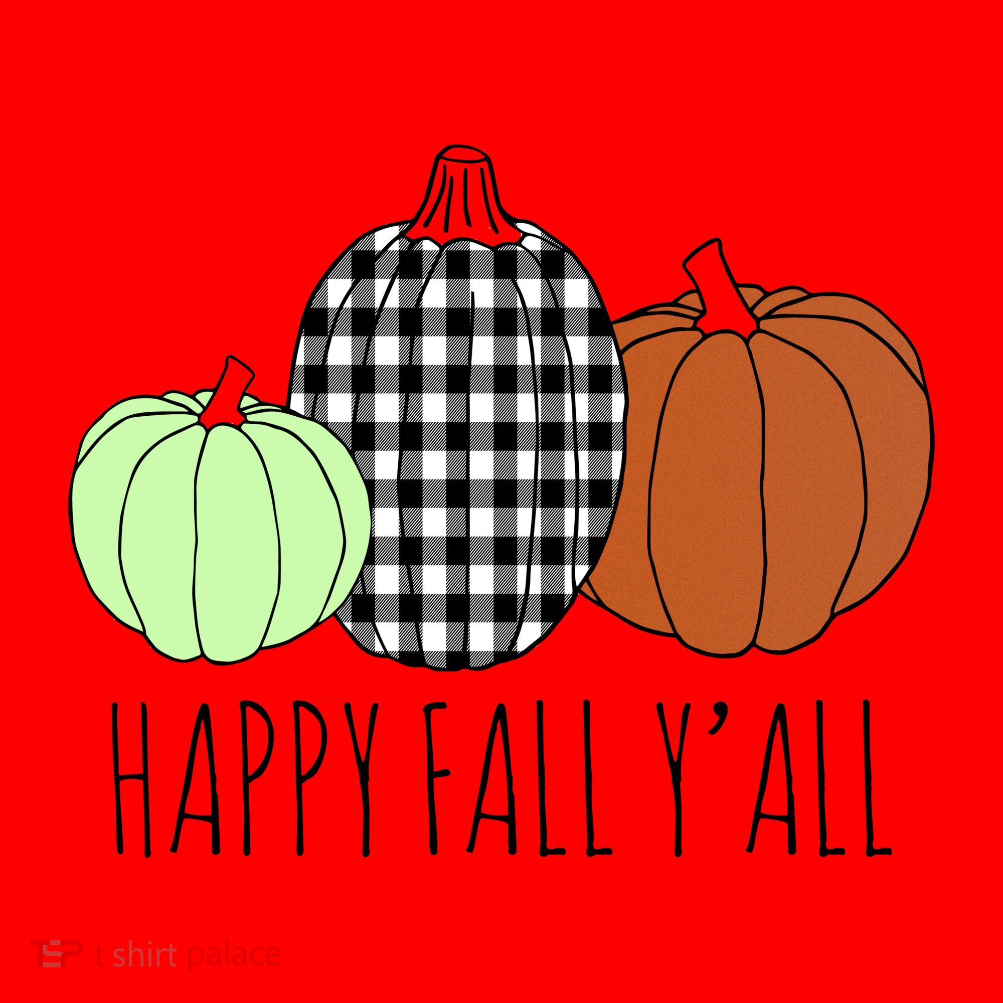 Happy Fall Yall Pumpkin Santa Hat