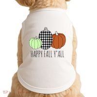 Happy Fall Yall Pumpkin Doggie Tank thumb 0