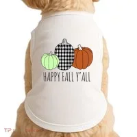 Happy Fall Yall Pumpkin Doggie Tank thumb 0