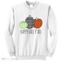 Happy Fall Yall Pumpkin Sweatshirt thumb 0