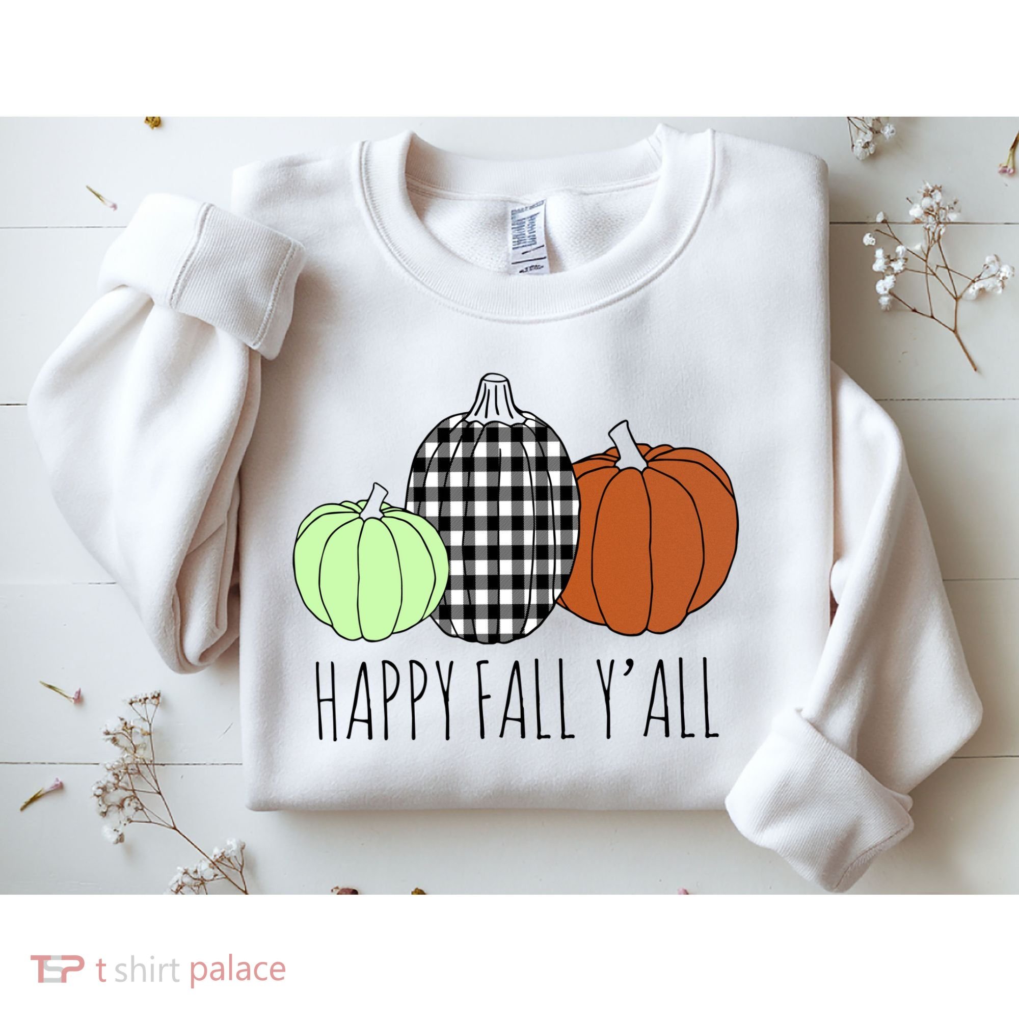 Happy Fall Yall Pumpkin Sweatshirt