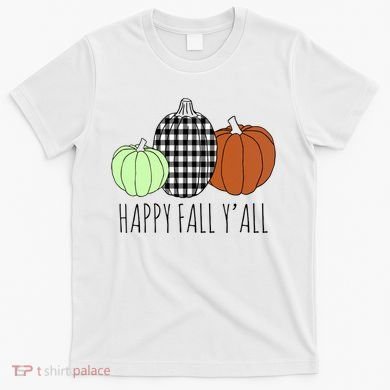 Happy Fall Yall Pumpkin T-Shirt
