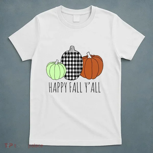 Happy Fall Yall Pumpkin T-Shirt