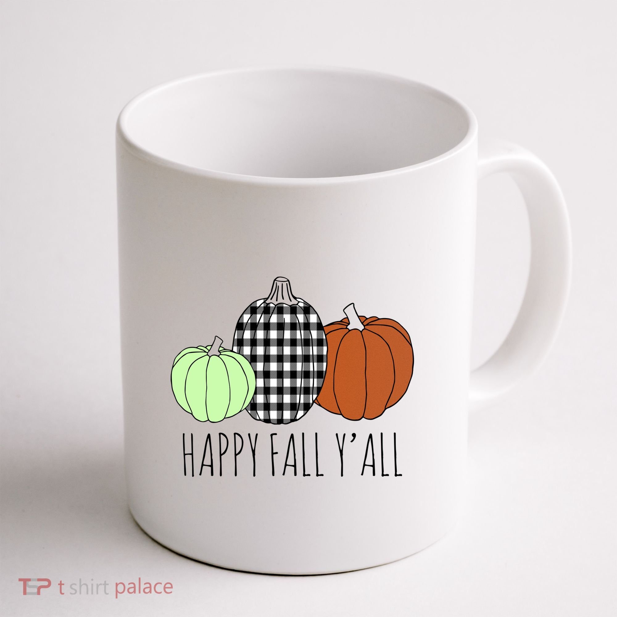 Happy Fall Yall Pumpkin Coffee Mug