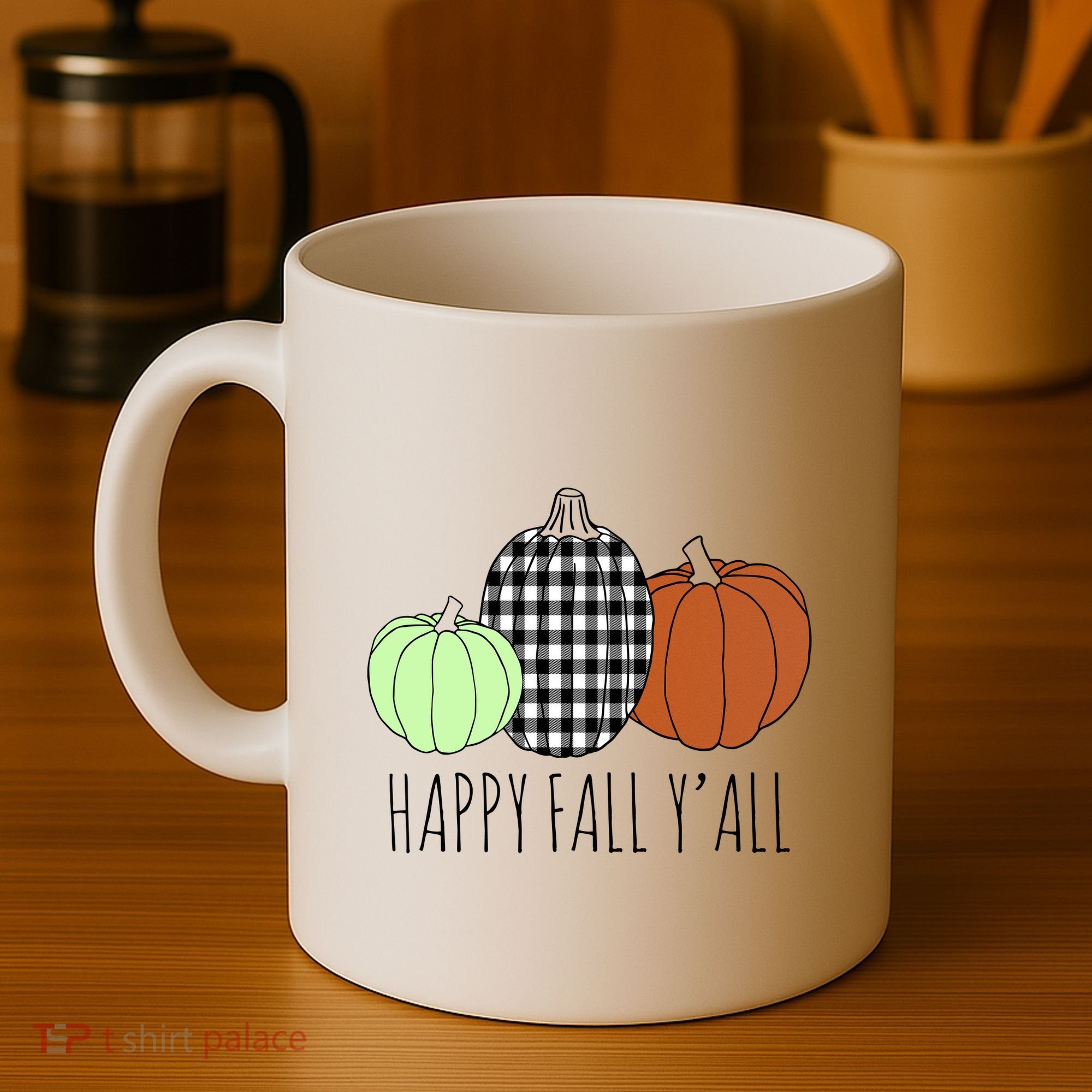 Happy Fall Yall Pumpkin Coffee Mug