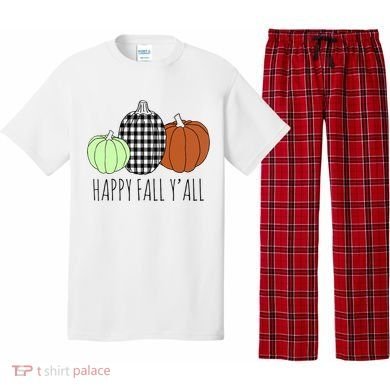 Happy Fall Yall Pumpkin Pajama Set