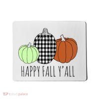 Happy Fall Yall Pumpkin Mousepad thumb 0