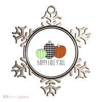 Happy Fall Yall Pumpkin Ornament thumb 0