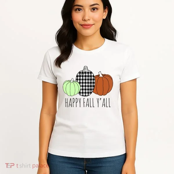 Happy Fall Yall Pumpkin Women's T-Shirt