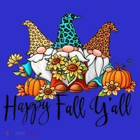 Happy Fall Y'all Gnomes Leopard Pumpkin Autumn Thanksgiving Gift Visor thumb 3