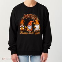 Happy Fall YAll Autumn Thanksgiving Fall Season Gnome Women's Sweatshirt thumb 0