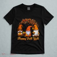 Happy Fall YAll Autumn Thanksgiving Fall Season Gnome T-Shirt thumb 5