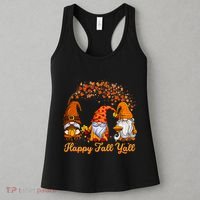 Happy Fall YAll Autumn Thanksgiving Fall Season Gnome Women's Tank Top thumb 3