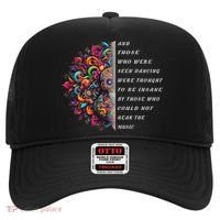 Hippie Guitar And Those Who Were Seen Dancing Peace Vibes Hat thumb 0