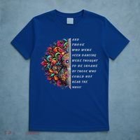 Hippie Guitar And Those Who Were Seen Dancing Peace Vibes T-Shirt thumb 5