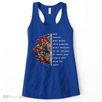 Hippie Guitar And Those Who Were Seen Dancing Peace Vibes Women's Tank Top thumb 0