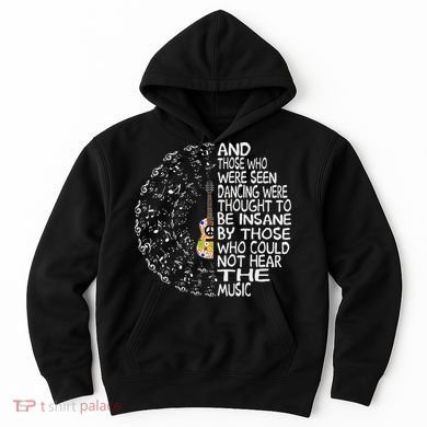 Hippie Guitar And Those Who Were Seen Dancing Peace Hoodie