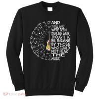 Hippie Guitar And Those Who Were Seen Dancing Peace Sweatshirt thumb 0