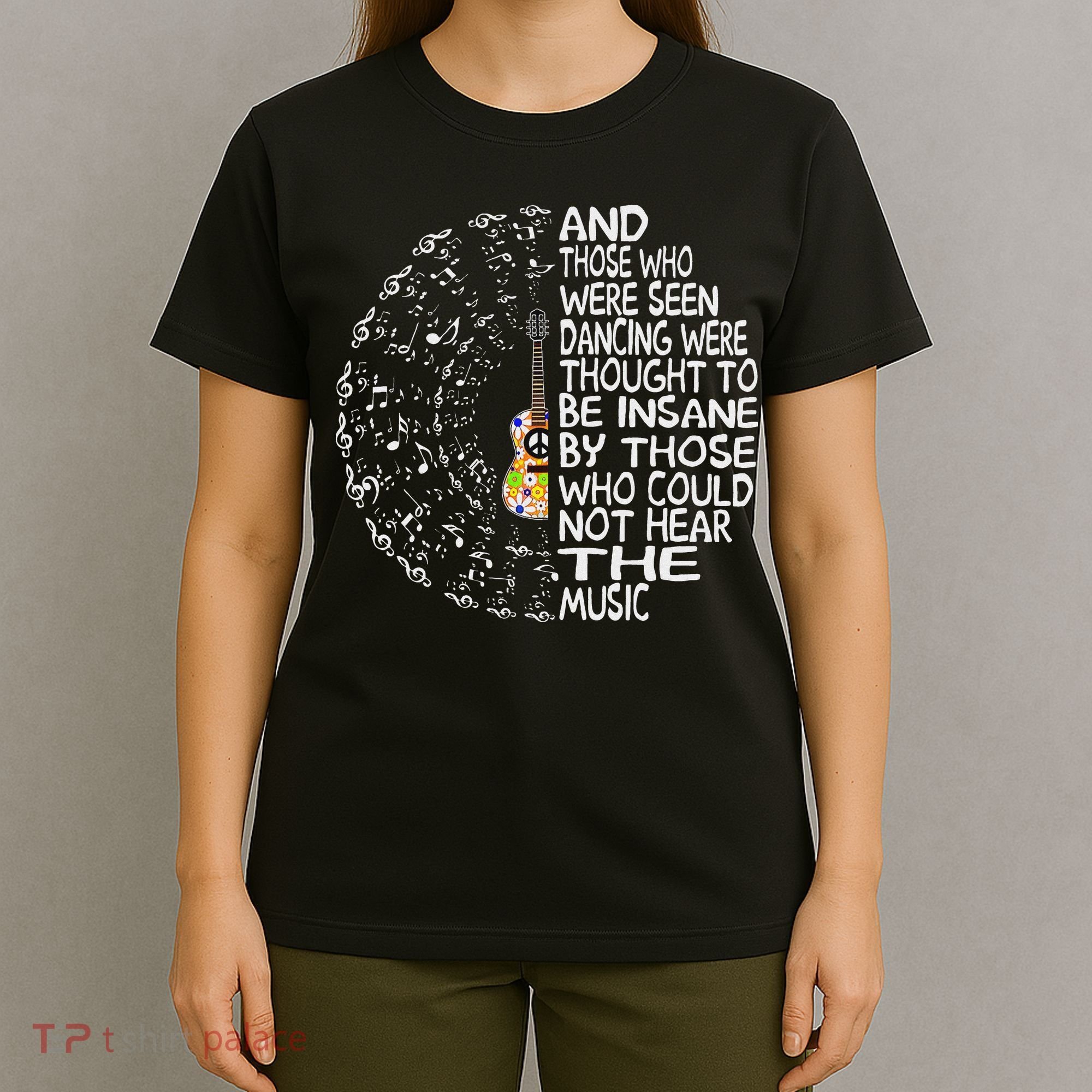 Hippie Guitar And Those Who Were Seen Dancing Peace T-Shirt