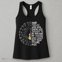 Hippie Guitar And Those Who Were Seen Dancing Peace Women's Tank Top thumb 3