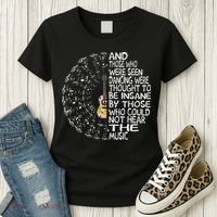 Hippie Guitar And Those Who Were Seen Dancing Peace Women's T-Shirt thumb 3
