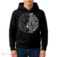 Hippie Guitar And Those Who Were Seen Dancing Peace Kids Hoodie thumb 4