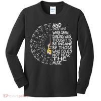 Hippie Guitar And Those Who Were Seen Dancing Peace Kids Long Sleeve Shirt thumb 0