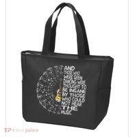 Hippie Guitar And Those Who Were Seen Dancing Peace Tote Bag thumb 3