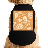 Halloween Ghosts And Pumpkins Doggie Tank thumb 0