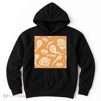 Halloween Ghosts And Pumpkins Hoodie