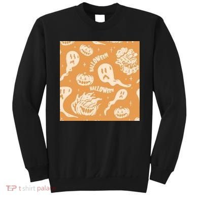 Halloween Ghosts And Pumpkins Sweatshirt