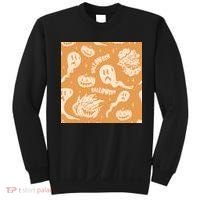 Halloween Ghosts And Pumpkins Sweatshirt thumb 0