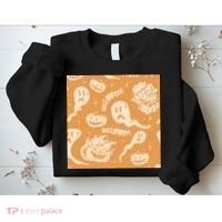 Halloween Ghosts And Pumpkins Sweatshirt thumb 2