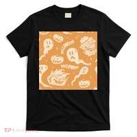 Halloween Ghosts And Pumpkins T-Shirt thumb 0