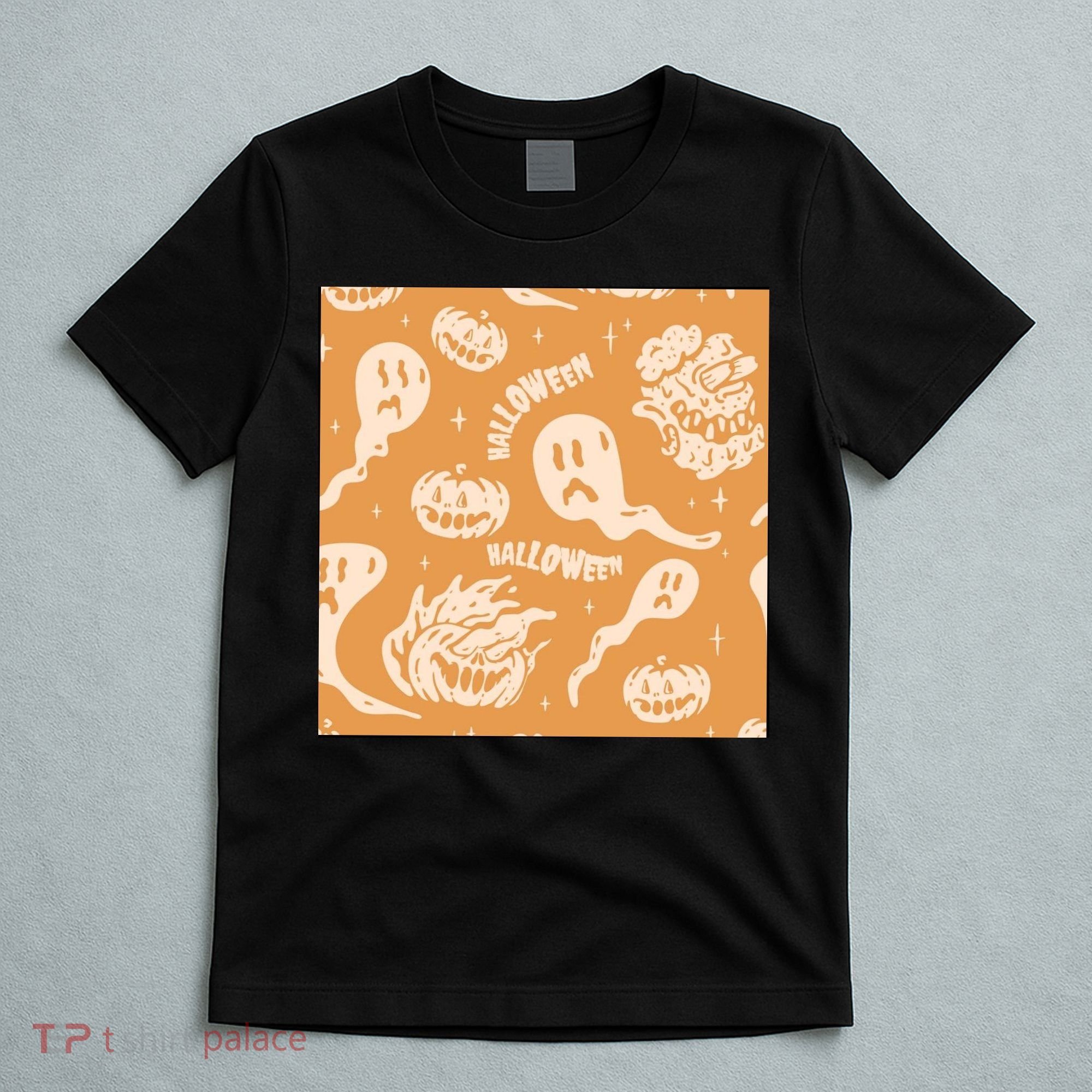 Halloween Ghosts And Pumpkins T-Shirt