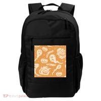 Halloween Ghosts And Pumpkins Backpack thumb 0