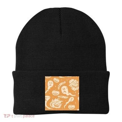 Halloween Ghosts And Pumpkins Beanie