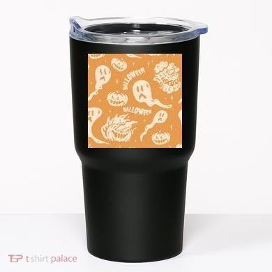 Halloween Ghosts And Pumpkins Tumbler