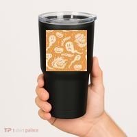 Halloween Ghosts And Pumpkins Tumbler thumb 2