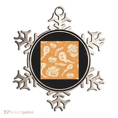 Halloween Ghosts And Pumpkins Ornament