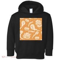 Halloween Ghosts And Pumpkins Toddler Hoodie thumb 0