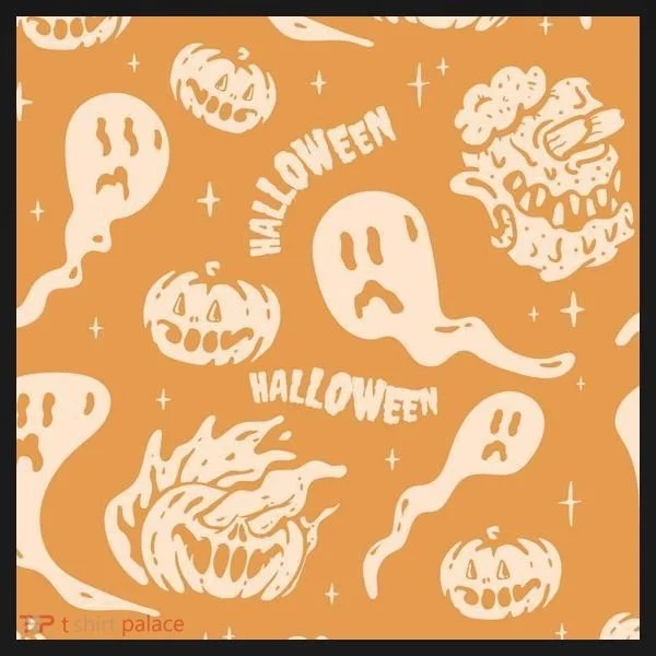 Halloween Ghosts And Pumpkins Toddler Hoodie