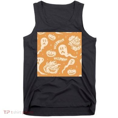 Halloween Ghosts And Pumpkins Tank Top