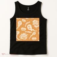 Halloween Ghosts And Pumpkins Tank Top thumb 2