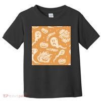 Halloween Ghosts And Pumpkins Toddler T-Shirt thumb 0
